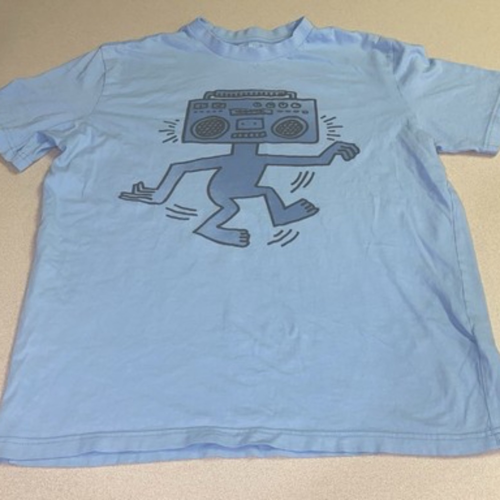 Keith Haring American Eagle Boombox Preowned T-Shirt Medium